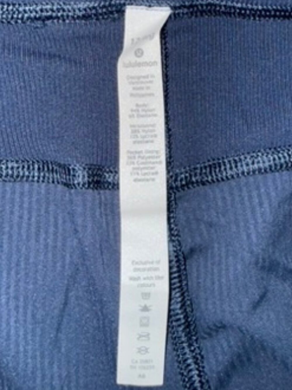 Lululemon Dance Studio Mid-Rise Pant True Navy 12 - Picture 3 of 4